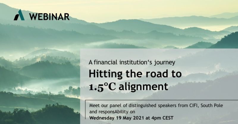 Hitting the road to 1.5°C alignment: a financial institution’s journey